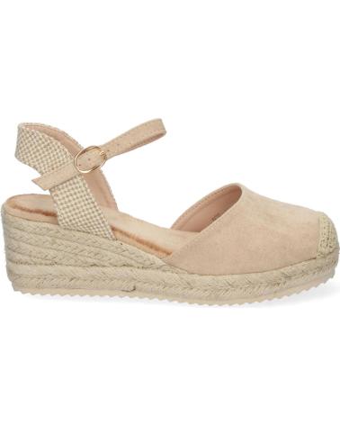 Sandali per Donna PUNTOSALAO SANDALIA DE CUNA BAJA EN YUTE MUJER COLOR BEIGE TEXTURA VARIOS COLORES