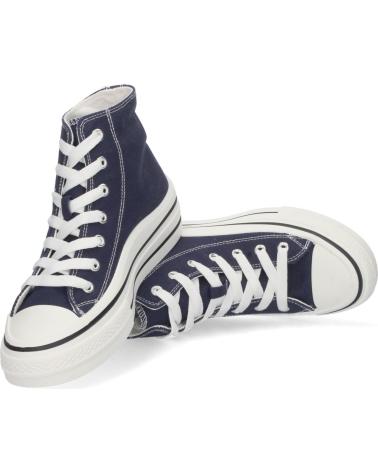 Sportivo per Donna PUNTOSALAO ZAPATILLAS ALTAS LONA MUJER COLOR MARINO VARIOS COLORES