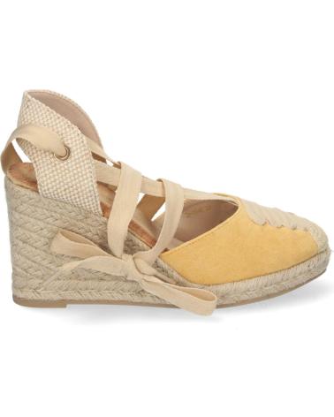 Sandali per Donna PUNTOSALAO SANDALIAS DE CUNA MEDIA EN YUTE CIERRE LAZOS MUJER AMARILLO VARIOS COLORES
