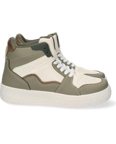 Sportivo per Donna PUNTOSALAO SNEAKERS ABOTINADA MUJER COLOR VERDE MILITAR VARIOS COLORES