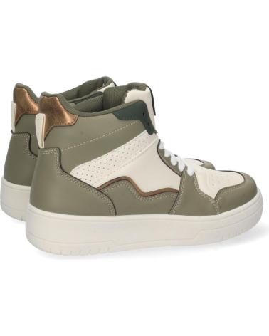 Sportivo per Donna PUNTOSALAO SNEAKERS ABOTINADA MUJER COLOR VERDE MILITAR VARIOS COLORES