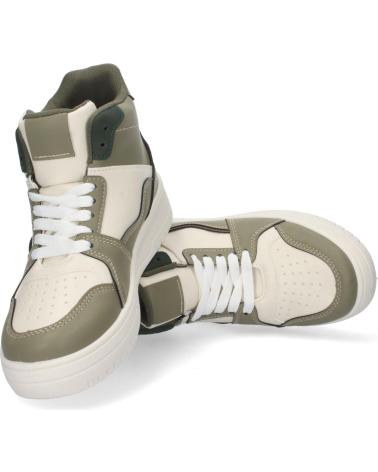 Sportivo per Donna PUNTOSALAO SNEAKERS ABOTINADA MUJER COLOR VERDE MILITAR VARIOS COLORES