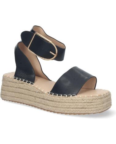 Woman Sandals PUNTOSALAO SANDALIAS PLANAS MUJER CON YUTE COLOR NEGRO VARIOS COLORES