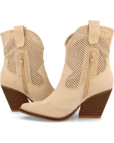 Stivaletti-De-Mujer-PUNTOSALAO-BOTINES-COWBOY-CALADOS-MUJER-COLOR-BEIGE-VARIOS-COLORES