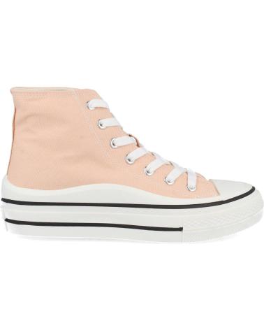 Sneaker-De-Mujer-PUNTOSALAO-ZAPATILLAS-ALTAS-LONA-MUJER-COLOR-ROSA-VARIOS-COLORES