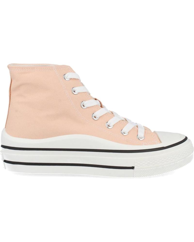 Sneaker-De-Mujer-PUNTOSALAO-ZAPATILLAS-ALTAS-LONA-MUJER-COLOR-ROSA-VARIOS-COLORES