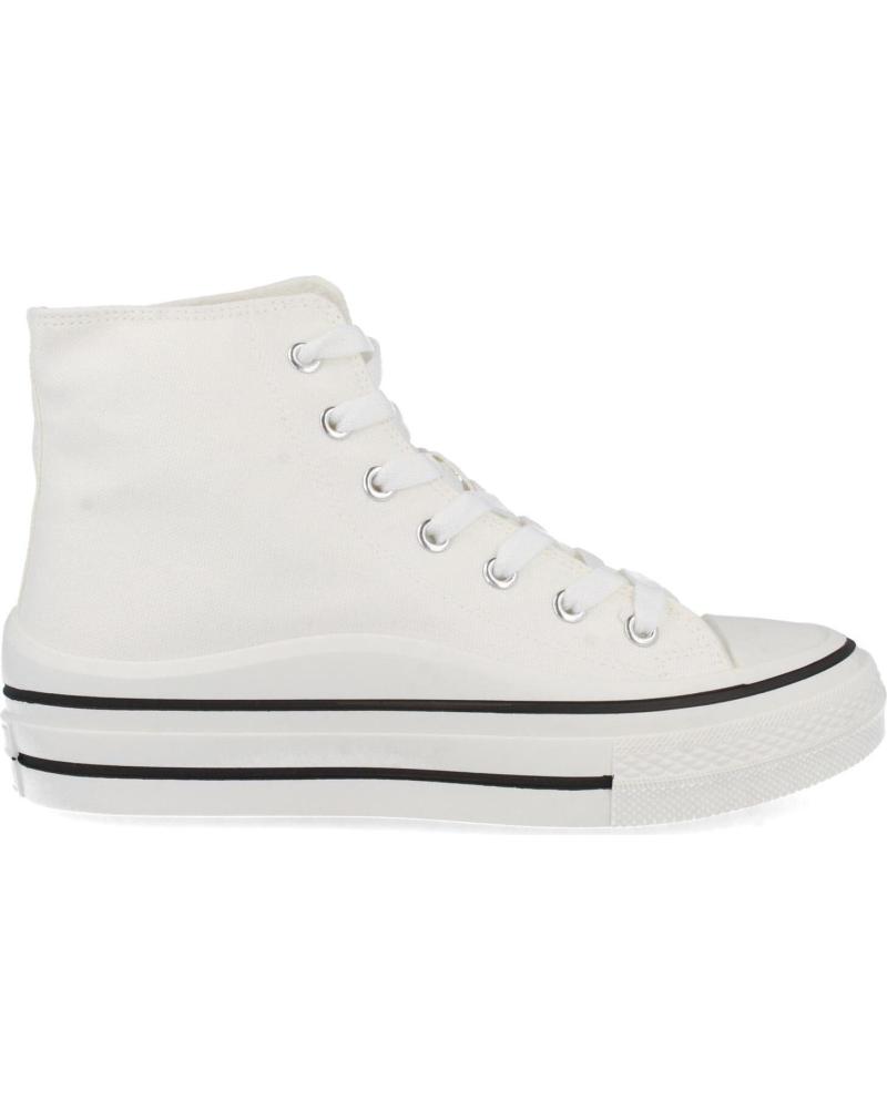 Trainers-De-Mujer-PUNTOSALAO-ZAPATILLAS-ALTAS-LONA-MUJER-COLOR-BLANCO-VARIOS-COLORES