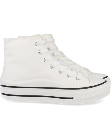 Trainers-De-Mujer-PUNTOSALAO-ZAPATILLAS-ALTAS-LONA-MUJER-COLOR-BLANCO-VARIOS-COLORES