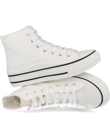 Trainers-De-Mujer-PUNTOSALAO-ZAPATILLAS-ALTAS-LONA-MUJER-COLOR-BLANCO-VARIOS-COLORES