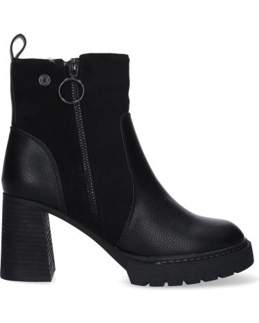 Botines-De-Mujer-PUNTOSALAO-BOTINES-DE-TACON-COMODO-CON-CREMALLERA-PARA-MUER-COLOR-NEGRO-VARIOS-COLORES
