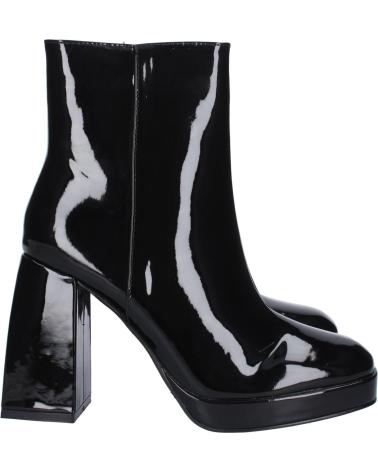Stivaletti per Donna PUNTOSALAO BOTINES DE TACON ANCHO EFECTO CHAROL MUJER COLOR NEGRO 2S-20 VARIOS COLORES