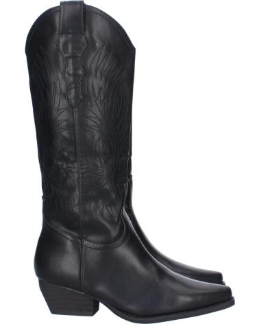 Stivali-De-Mujer-PUNTOSALAO-BOTAS-COWBOY-DE-TACON-NEGRAS-CON-GRABADO-EN-CANA-COMODA-MUJE-VARIOS-COLORES