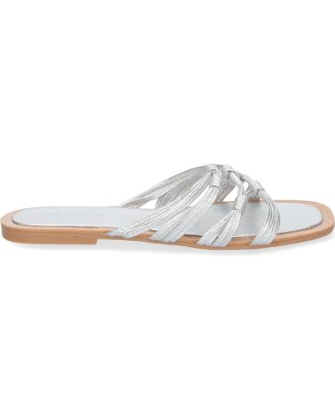 Sandálias de Mulher PUNTOSALAO SANDALIAS PLATEADAS PLANAS COMODAS CRUZADA MUJER BP-2317 VARIOS COLORES