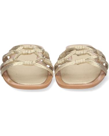 Woman Sandals PUNTOSALAO SANDALIAS DORADAS PLANAS COMODAS CRUZADA MUJER BP-2317 VARIOS COLORES