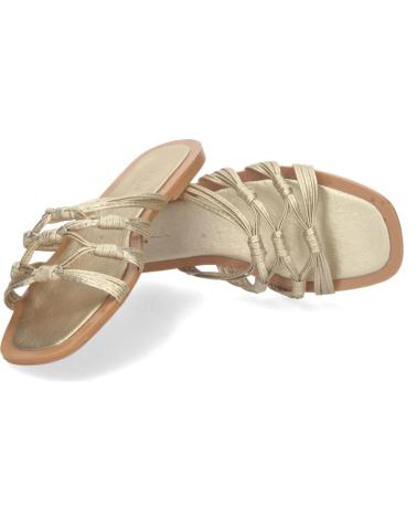 Woman Sandals PUNTOSALAO SANDALIAS DORADAS PLANAS COMODAS CRUZADA MUJER BP-2317 VARIOS COLORES