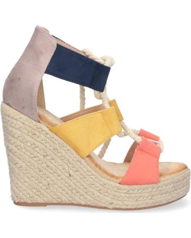 Sandalen für Damen PUNTOSALAO SANDALIA CASUAL DE CUNA EN YUTE MUJER COLOR NARANJA VARIOS COLORES