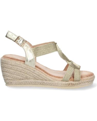 Sandalen für Damen PUNTOSALAO SANDALIAS DORADAS DE CUNA EN YUTE MUJER VARIOS COLORES