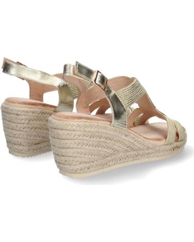 Sandalen für Damen PUNTOSALAO SANDALIAS DORADAS DE CUNA EN YUTE MUJER VARIOS COLORES
