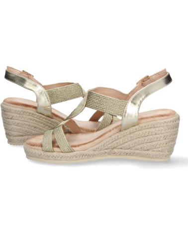 Sandalen für Damen PUNTOSALAO SANDALIAS DORADAS DE CUNA EN YUTE MUJER VARIOS COLORES
