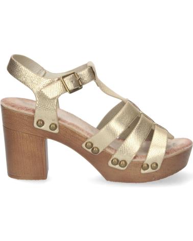 Woman Sandals PUNTOSALAO SANDALIAS DORADAS TACON Y PLATAFORMA PARA MUJER VARIOS COLORES