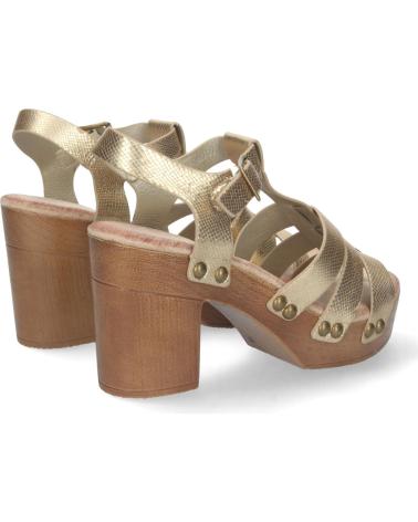 Woman Sandals PUNTOSALAO SANDALIAS DORADAS TACON Y PLATAFORMA PARA MUJER VARIOS COLORES