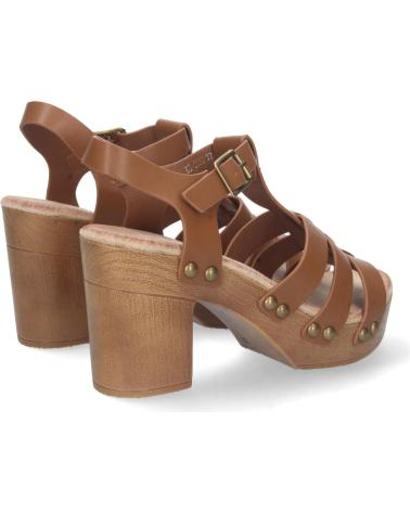 Woman Sandals PUNTOSALAO SANDALIAS TACON Y PLATAFORMA PARA MUJER MARRON VARIOS COLORES