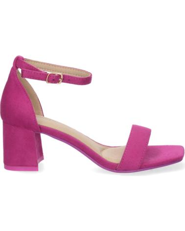 Sandalen für Damen PUNTOSALAO SANDALIAS DE TACON BAJO HEBILLA MUJER COLOR LILA VARIOS COLORES