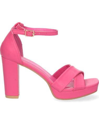 Sandalen für Damen PUNTOSALAO SANDALIAS DE TACON PARA FIESTA PALA CRUZADA MUJER FUCSIA VARIOS COLORES