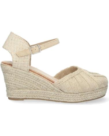 Sandalias de Mujer PUNTOSALAO SANDALIAS DE CUNA MEDIA EN YUTE PALA TEXTURA BEIGE VARIOS COLORES