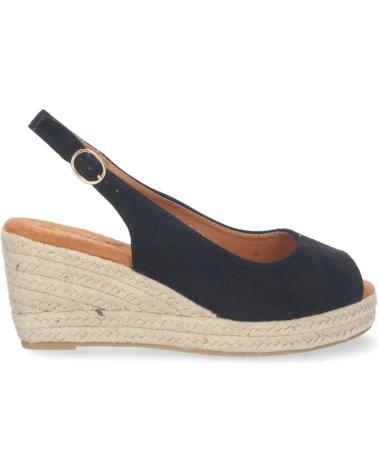 Sandalias de Mujer PUNTOSALAO SANDALIAS CUNA MEDIA YUTE Y TALON DESCUBIERTO MUJER NEGRO VARIOS COLORES