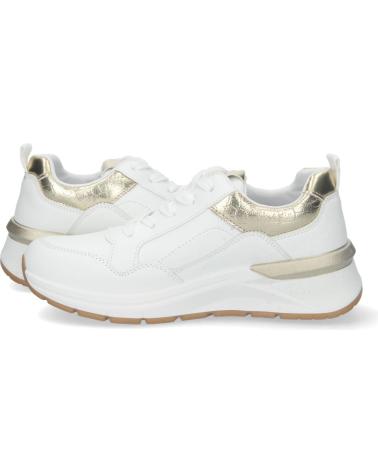 Sneaker für Damen PUNTOSALAO ZAPATILLAS DEPORTIVAS DISENO DORADO MUJER COLOR BLANCO VARIOS COLORES
