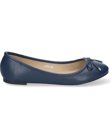 Woman Flat shoes PUNTOSALAO BAILARINAS PLANAS CON LAZO DE DISENO MUJER COLOR AZUL VARIOS COLORES