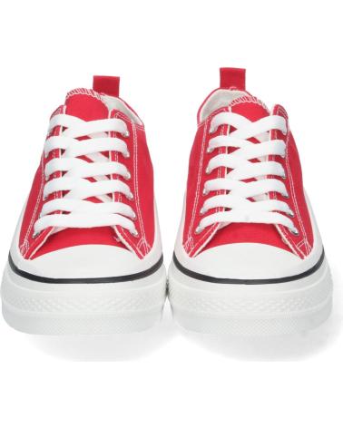 Sneaker für Damen PUNTOSALAO ZAPATILLAS DE LONA MUJER COLOR ROJO VARIOS COLORES