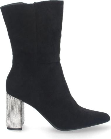 Bottes-De-Mujer-PUNTOSALAO-BOTINES-CON-TACON-MEDIO-DE-STRASS-Y-PUNTA-FINA-MUJER-COLOR-N-VARIOS-COLORES