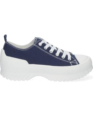 Sneaker für Damen PUNTOSALAO ZAPATILLAS PLANAS DE LONA CON PLATAFORMA MUJER COLOR MARINO VARIOS COLORES