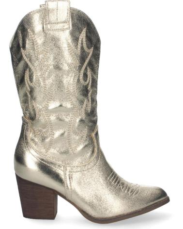 Boots-De-Mujer-PUNTOSALAO-BOTAS-CAMPERAS-DORADAS-DE-TACON-ANCHO-BORDADO-EN-CANA-MUJER-VARIOS-COLORES