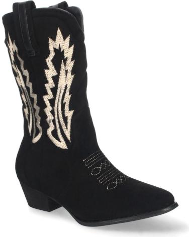 Stivali-De-Mujer-PUNTOSALAO-BOTAS-COWBOY-TACON-CAMPERO-MUJER-COLOR-NEGRO-VARIOS-COLORES