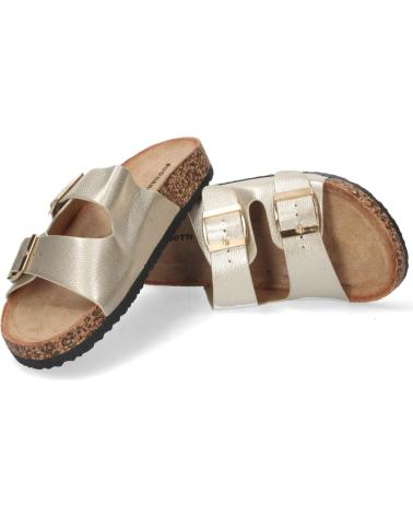 Sandalias de Mujer PUNTOSALAO SANDALIAS PLANAS DORADA MUJER PLANTA BIO 1AY-1056 VARIOS COLORES
