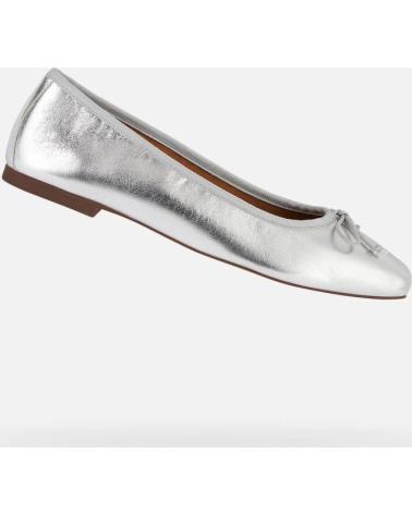 GEOX MUJER MOCASINES D MARSILEA A MET SHE LE TEXT PLATA D45W6A 0Y PLATEADO