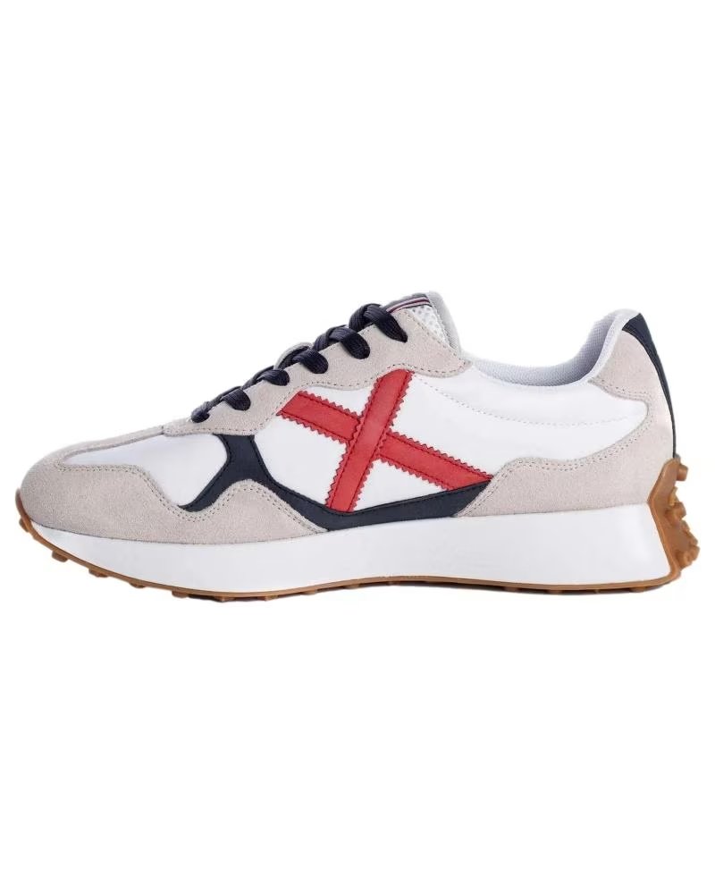 Sportschuhe-De-Hombre-MUNICH-ROAD-13-BLANCO-MARINO-ROJO