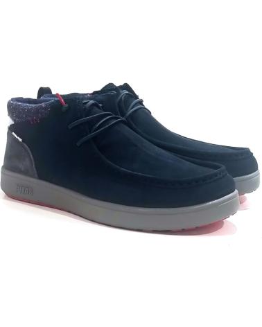 Stivaletti per Uomo WALK IN PITAS BOTIN CASUAL DE ANTE CON SUELA DE GOMA MARINO