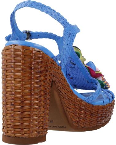 Woman Sandals PONS QUINTANA SANDALIAS MUJER MODELO CANNES COLOR AZUL TRENZADO