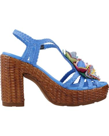 Woman Sandals PONS QUINTANA SANDALIAS MUJER MODELO CANNES COLOR AZUL TRENZADO