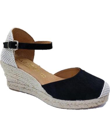 Sandalias de Mujer CABRERA ALPARGATA CUNA 5 CUERDAS 78-5 NEGRO
