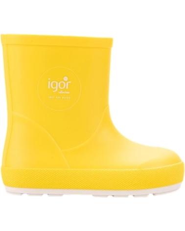 Stivali da pioggia per Bambina e Bambino IGOR BOTAS DE AGUA RESPETUOSAS YOGI AMARILLO