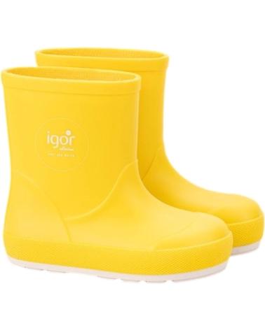 Stivali da pioggia per Bambina e Bambino IGOR BOTAS DE AGUA RESPETUOSAS YOGI AMARILLO