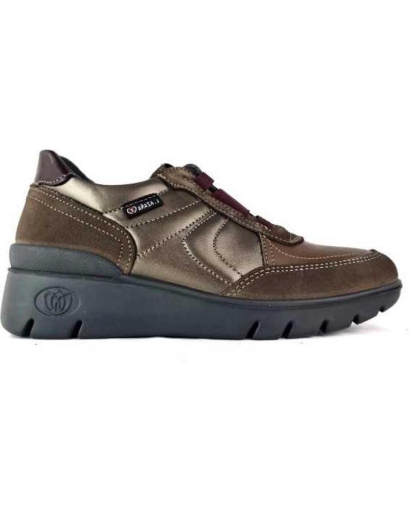 Deportivas de Mujer LAURA AZAÑA ZAPATOS DE SPORT LAURA AZANA 26202 MUJER TAUPE MARRóN