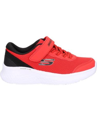 Sportivo per Bambina e Bambino SKECHERS ZAPATILLAS NINO RDBK