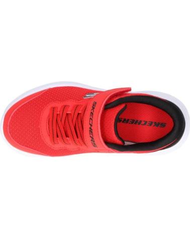 Sportivo per Bambina e Bambino SKECHERS ZAPATILLAS NINO RDBK