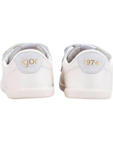 Sportivo per Bambina e Bambino IGOR DEPORTIVAS SNEAKERS RESPETUOSAS BLANCO